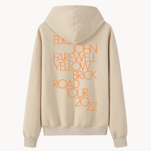 NWOT Elton John “Farewell Yellow Brick Road” Tour Hoodie - Picture 2 of 4